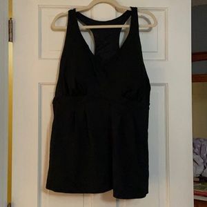 Lands End Swim Racerback 26W No Wire Padded Cup Tankini